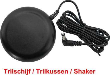 GEEMARC CLA2 Trilschijf / Shaker / Trilkussen - zwart/bruin