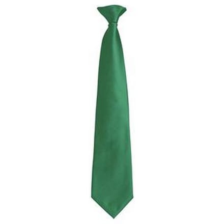 Premier Herenmode "Kleuren" Work Clip On Tie (Smaragd)