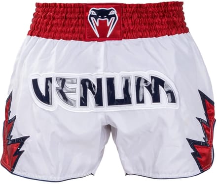 Venum Inferno Muay Thai Shorts Wit Rood - S