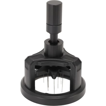 Koffie Roerstaafje Gereedschap Rotatie Type Magnetisch Roestvrij Staal Multifunctioneel Hand Naald Type Distributie Gereedschap 58mm gray