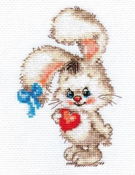 Borduurpakket Konijn - For My Bunny - Alisa