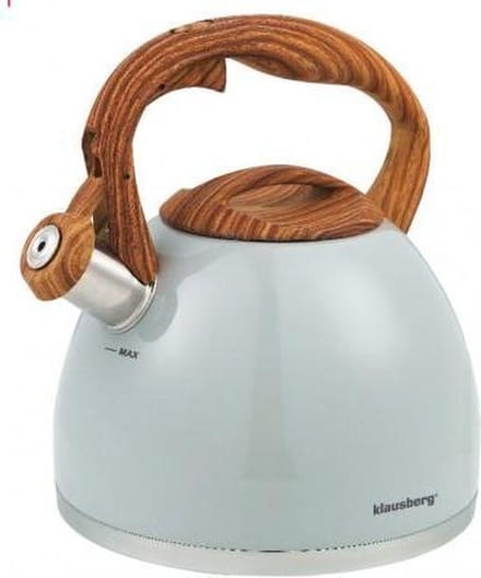 Klausberg KB-7451  fluitketel - 3L - rvs - alle warmtebronnen
