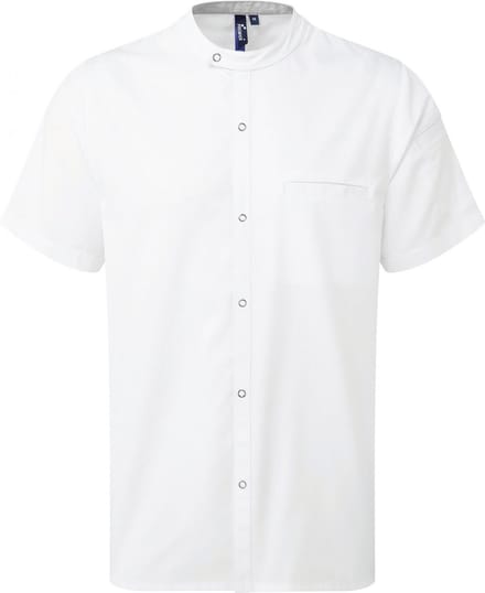 Schort/Tuniek/Werkblouse Heren S Premier White 65% , 35% Katoen