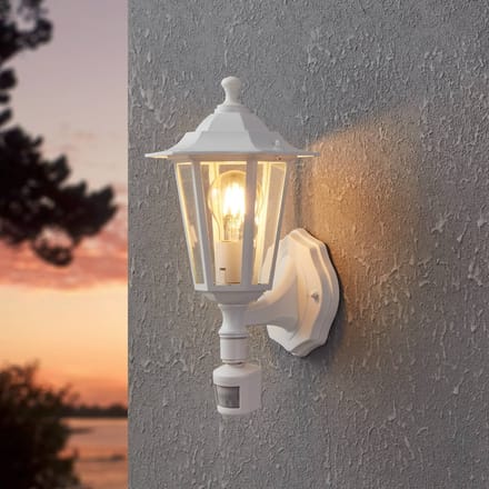 EGLO Laterna 5 Wandlamp Buiten - Bewegingssensor - 1 Lichts - Wit