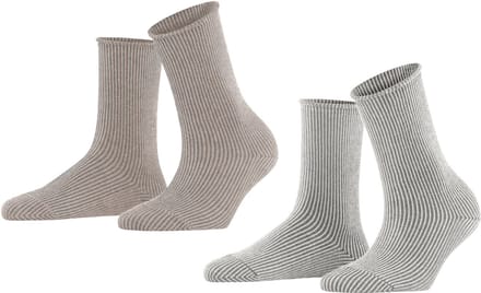 Esprit Sokken Vertical Stripe 2-Pack