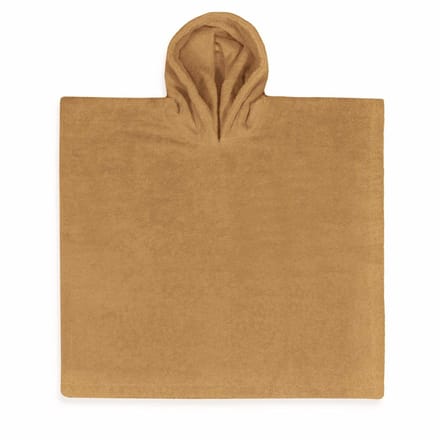 Gepersonaliseerde badponcho Large sand met naam geborduurd 1-6 jaar