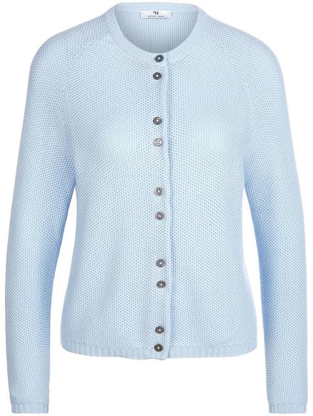 Vest 100% SUPIMA®-katoen Van Peter Hahn blauw