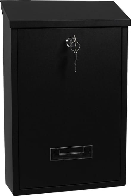 Brievenbus Basic PB100, zwart 6 stuks