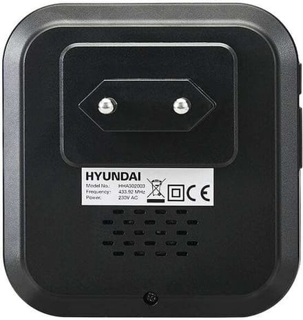 Hyundai Electronics - Moderne draadloze deurbel ontvanger - Op stroom