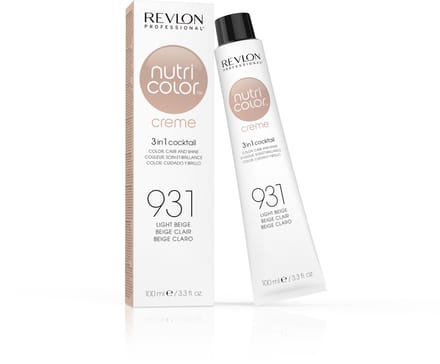 Permanente kleurcrème Revlon Nutri Color 3 in 1 931 - Light Beige (100 ml)