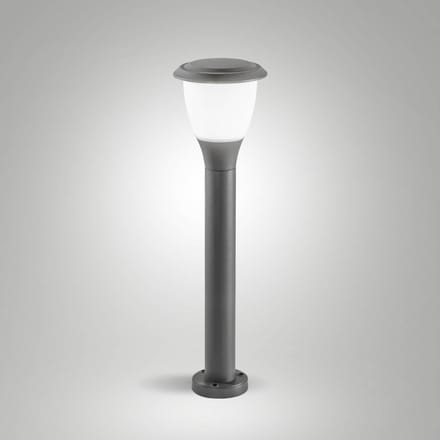 Fabas Luce Tuinpadverlichting Thiago, 60 cm, donkergrijs, metaal, E27, IP65
