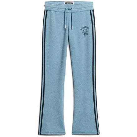 Gestreepte flare joggingsbroek voor vrouwen Superdry Athletic Essentials
