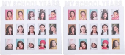 Set van 2 Fotolijsten voor Schoolfoto's en Herinneringen