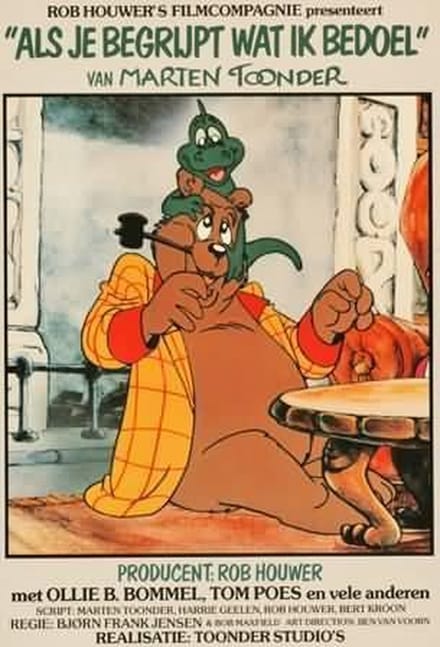 Klassieke filmposter - Als Je Begrijpt Wat Ik Bedoel
