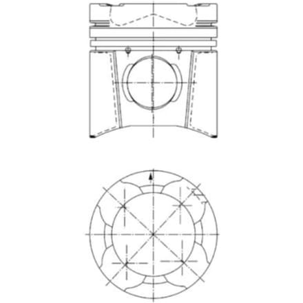 Zuiger KOLBENSCHMIDT 94846600