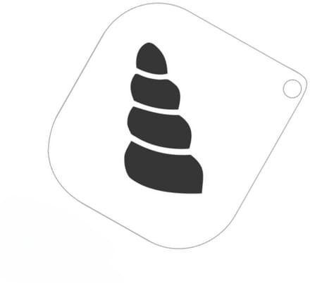 Grimas Schminksjabloon - unicorn - 7cm