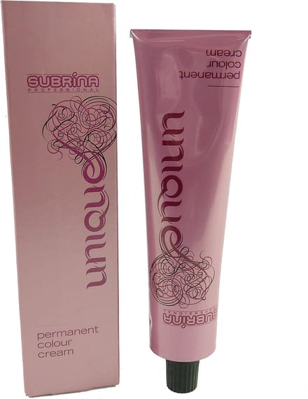 Subrina Unique Permanent Haarkleur Kleuring Color Creme 100ml - 06/75 Dark Blonde Brown Red / Dunkelblond Rotbraun