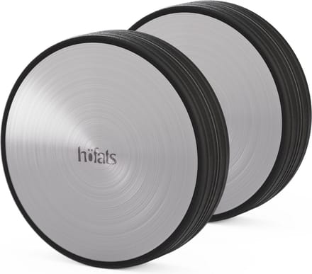 Höfats - Fire Kitchen Wiel voor Buitenkeuken Set van 2 Stuks - Glas - Zilver