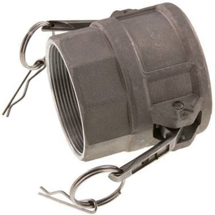 Camlock DN 60 (2 1/2'') Koppeling AluminiumRp 2 1/2'' met binnendraad Type D MIL-C-27487