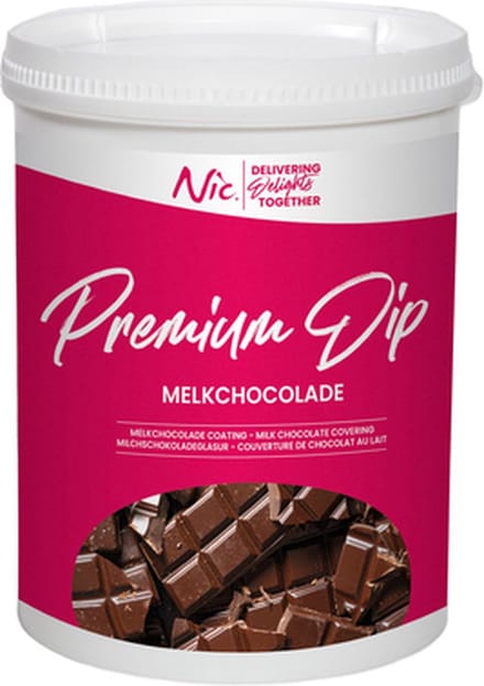 Nic | Premium Dip | Melkchocolade | 1,2 kg