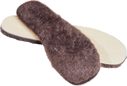 Fellhof Unifit lamsvacht inlegzolen met antislip maat 38