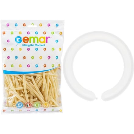 Ballons D4 - Tubes Italiens Transparents 00/ 100Pcs
