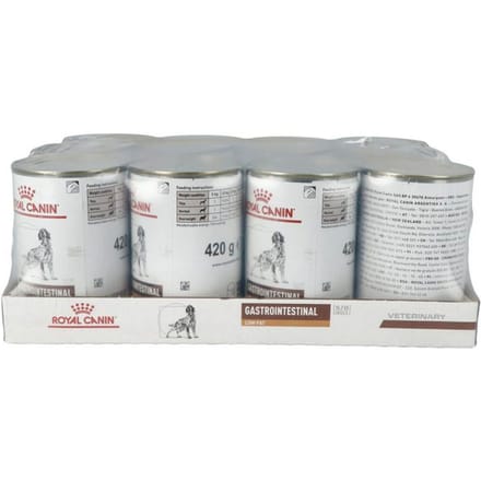 Royal Canin Gastro Intestinal Low Fat - Nat Hondenvoer - 12 blikjes - 420 g