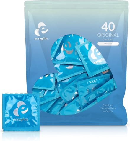 EasyGlide - Original Condooms - Condooms met Glijmiddel - 40 stuks