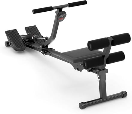 Roeitrainer Inklapbaar - Hometrainer - Roeimachine Fitness - Zwart