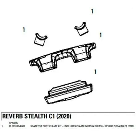 Zadelpenklemkit Rockshox Reverb Stealth C1