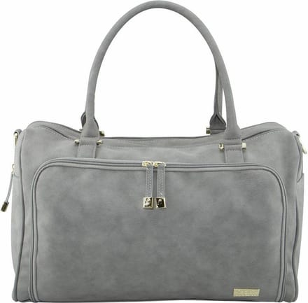 Isoki luiertas verzorgingstas Double Zip Satchel Stone Grey / Grijs