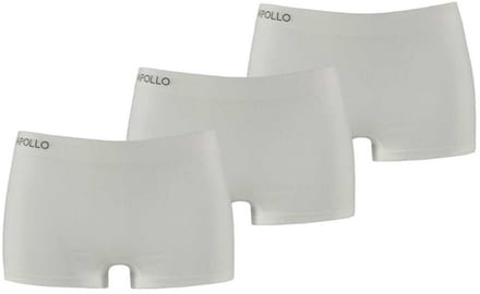 Comfort Essentials - Naadloos Ondergoed Dames - Dames Hipsters - 3 pack - Wit - S - Dames Ondergoed Boxershort