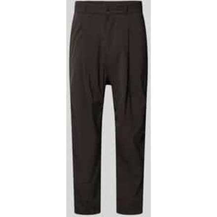 relaxed fit broek met bandplooien model 'Lirog'