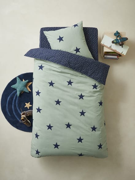 Vertbaudet Dekbedovertrek + kussensloop kinderen DREAM BIG Basics