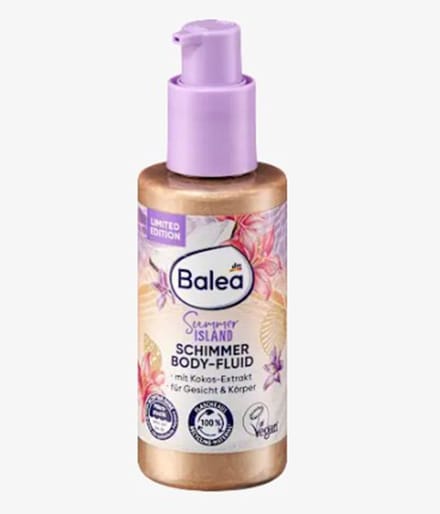 Balea Schimmer Body-Fluid / met kokos exstract / 75 ml