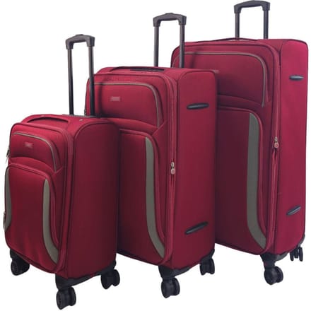 Zachte, extra grote bagage met 8 wielen, lichte reiskoffer