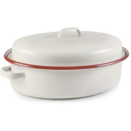 Casserole - IBILI 907634 - Oval Cocotte - Acier Bordeaux - 36 x 27 x 13 cm