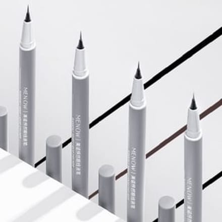 MENOW - Heartbeat Fine Liquid Eyeliner - 2 Colors 01# Black - 0.6ml