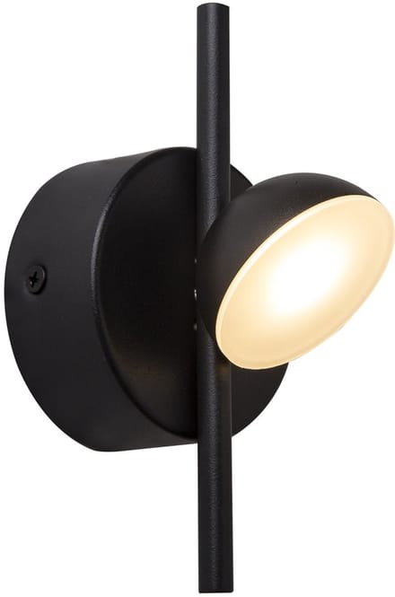Wandlamp LED Modern Zwart Rond - Scaldare Faeto