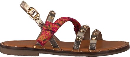 Ton & Ton Meisjes Platte sandalen - Sh709 - Goud - Leer - - Maat 32