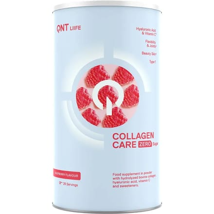 QNT Collagen Care Zero Sugar (390g) Raspberry - Eiwitten - Collageen