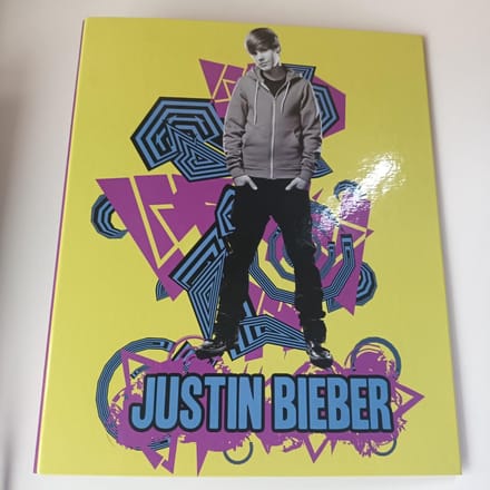 Justin Bieber Ringband Bravado 23-rings blauw paars geel