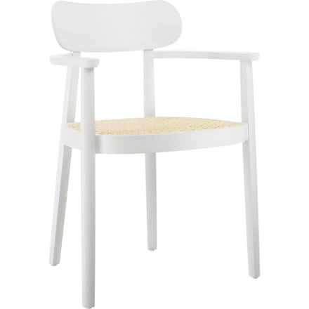 Thonet 118 FV Fauteuil - Beuken wit gebeitst