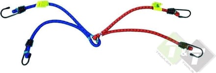 Bagagespin, 60cm, 4 arms, max. 50% rekbaar, 8mm