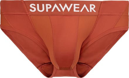 SUPAWEAR Vortex Brief Cranberry - MAAT L - Heren Ondergoed - Slip voor Man - Mannen Brief