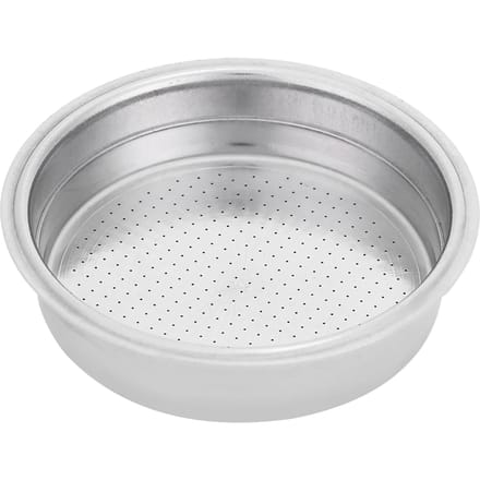 Dubbellaags roestvrijstalen koffiefilter met drukfiltermandje Accessoires voor koffiemachines L white