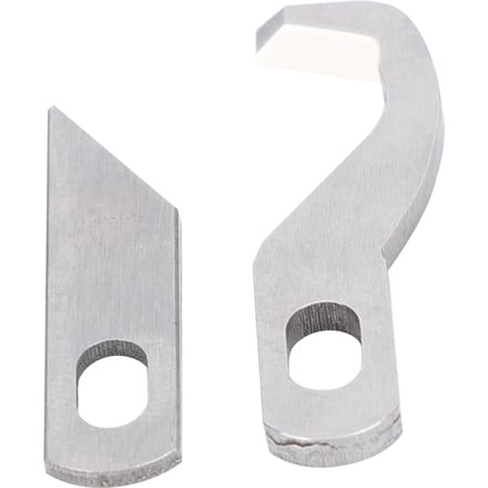 2 Stuks Boven- Onder Messen voor Singer 14N654 Multifunctionele Huishoudelijke Overlock Machine Serger white