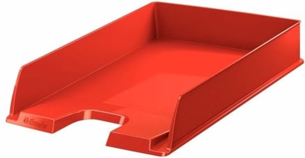 Esselte Brievenbakje/postvakje - rood - A4 formaat - stapelbaar - bureau oprganizer