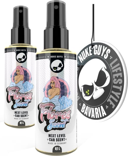 2 x Car Scent Flores Scent 100 ml nu met geurhanger!