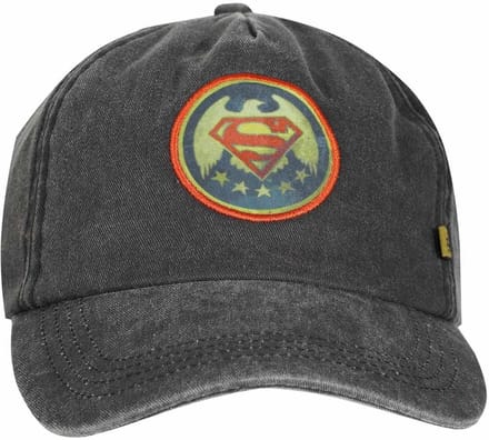 DC Comics Superman - Vintage Wash Baseball cap - Grijs